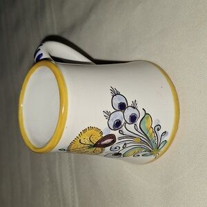 Czech ceramic, hand-painted vessel